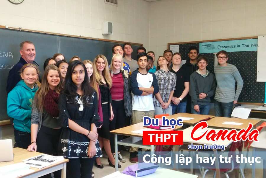 du học canada chọn trường công lập hay tư thục